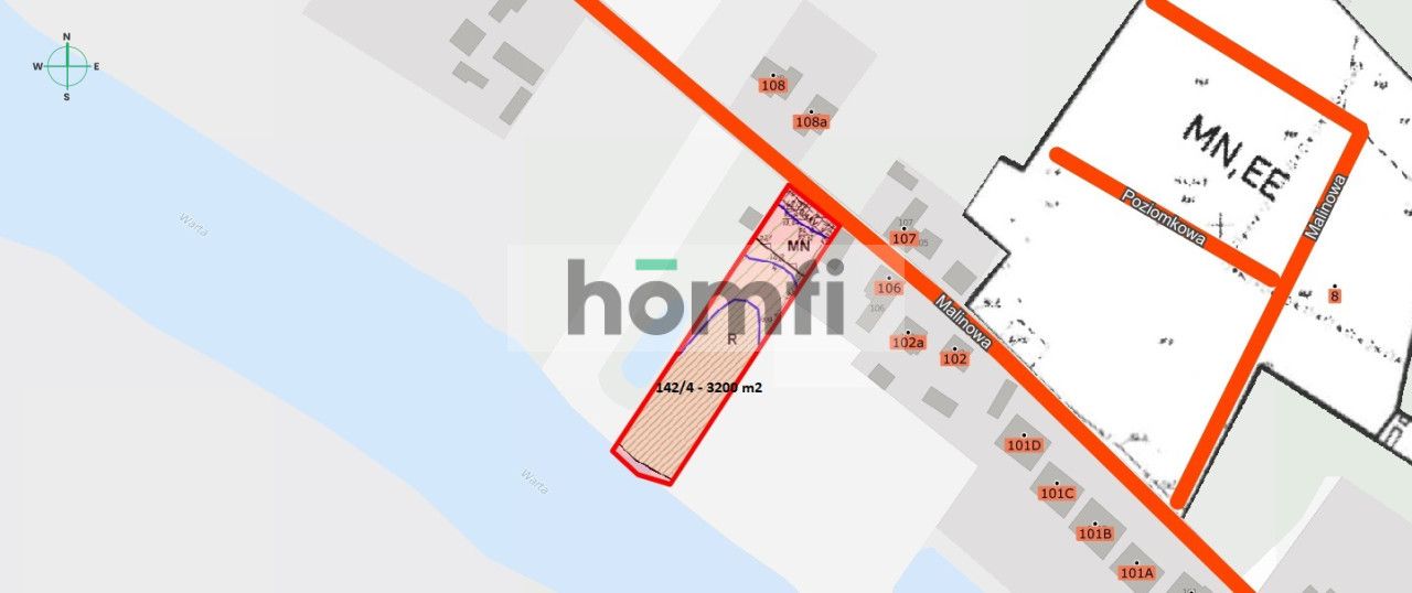 Plot with great potential for sale - POWIERCIE WIEŚ/KOŁO - Plot - Sale - Kolski, Koło / Powiercie