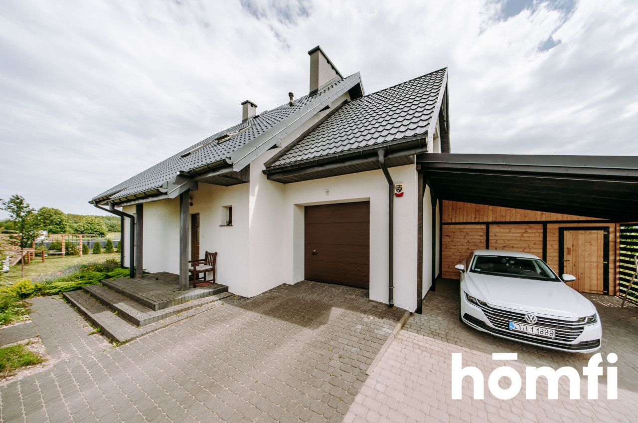 Dom zlokalizowany jest w cichej i spokojnej części Osieka nad Wisłą. - Dom - Sprzedaż - Toruński, Obrowo / Osiek nad Wisłą