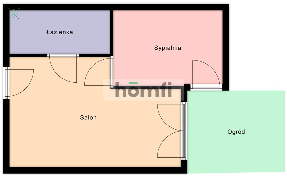 Dwupokojowe z ogródkiem na Świerzawskiej - Mieszkanie - Wynajem - Poznań, Grunwald / Grunwald