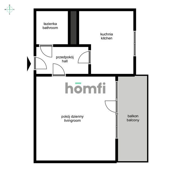 2 pokojowe mieszkanie ul. Wysłouchów, Kurdwanów - Mieszkanie - Sprzedaż - Kraków, Podgórze / Kurdwanów