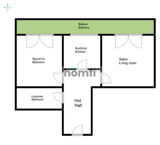 Rondo Grzegórzeckie |2 osobne pokoje | Klimatyzacja - Mieszkanie - Wynajem - Kraków, Śródmieście / Grzegórzki