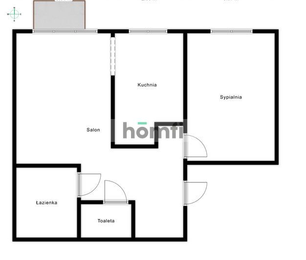 Two-room apartment in a great location! - Apartment - Sale - Skarżyski, Skarżysko-Kamienna / Górna Kamienna