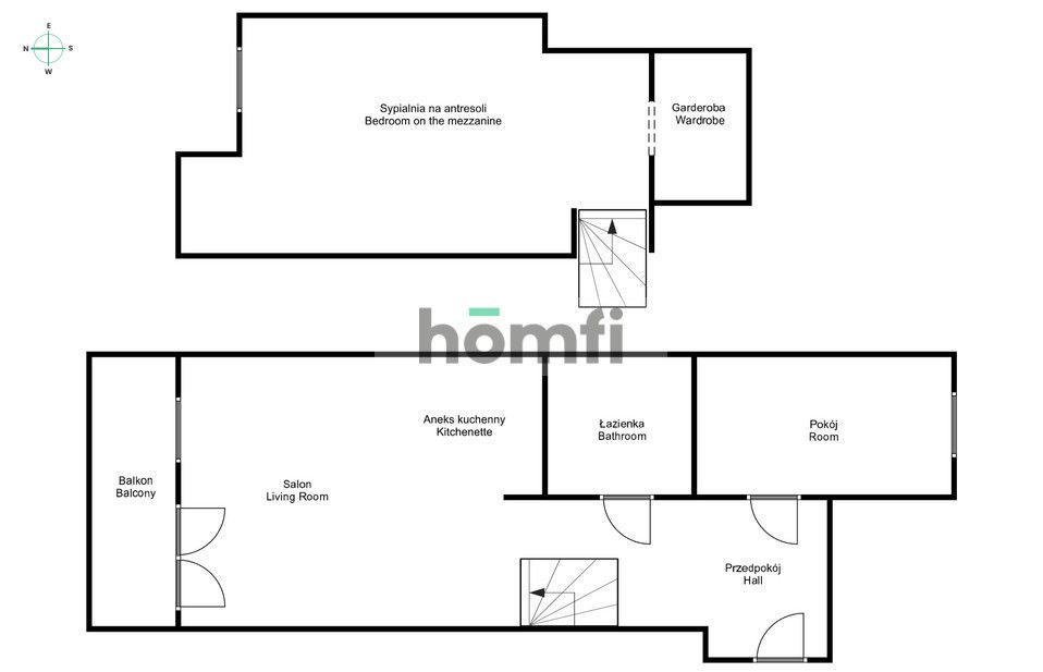 Dwupoziomowe mieszkanie z garażem - Kraków, ul. Czeczów - Mieszkanie - Wynajem - Kraków, Podgórze / Bieżanów-Prokocim