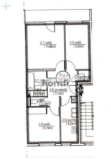 Trzypokojowe do remontu, ul. Cienista - Mieszkanie - Sprzedaż - Kraków, Nowa Huta