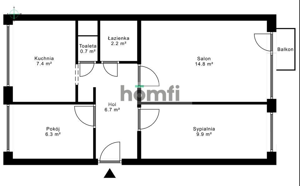 Mieszkanie opodal centrum- bliskość natury i miasta - Mieszkanie - Sprzedaż - Olsztyn, Kormoran