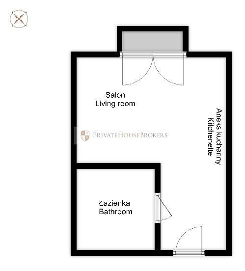 Bieńczycka/ kawalerka/ balkon | Czyżyny - Mieszkanie - Wynajem - Kraków, Nowa Huta / Czyżyny