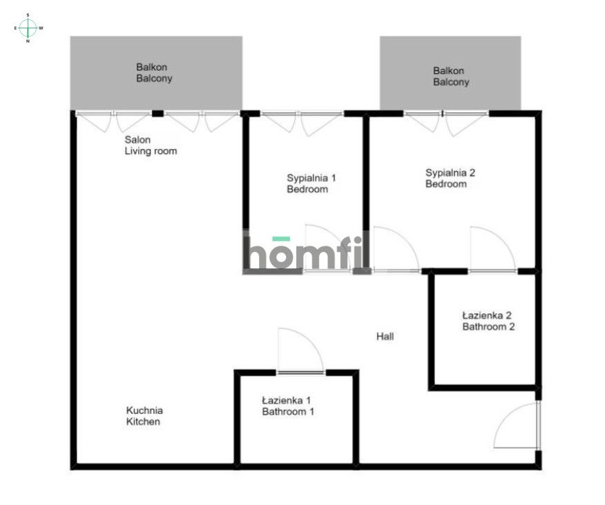 3-pokoje w centrum ul. Kaszubska - Mieszkanie - Wynajem - Wrocław, Śródmieście