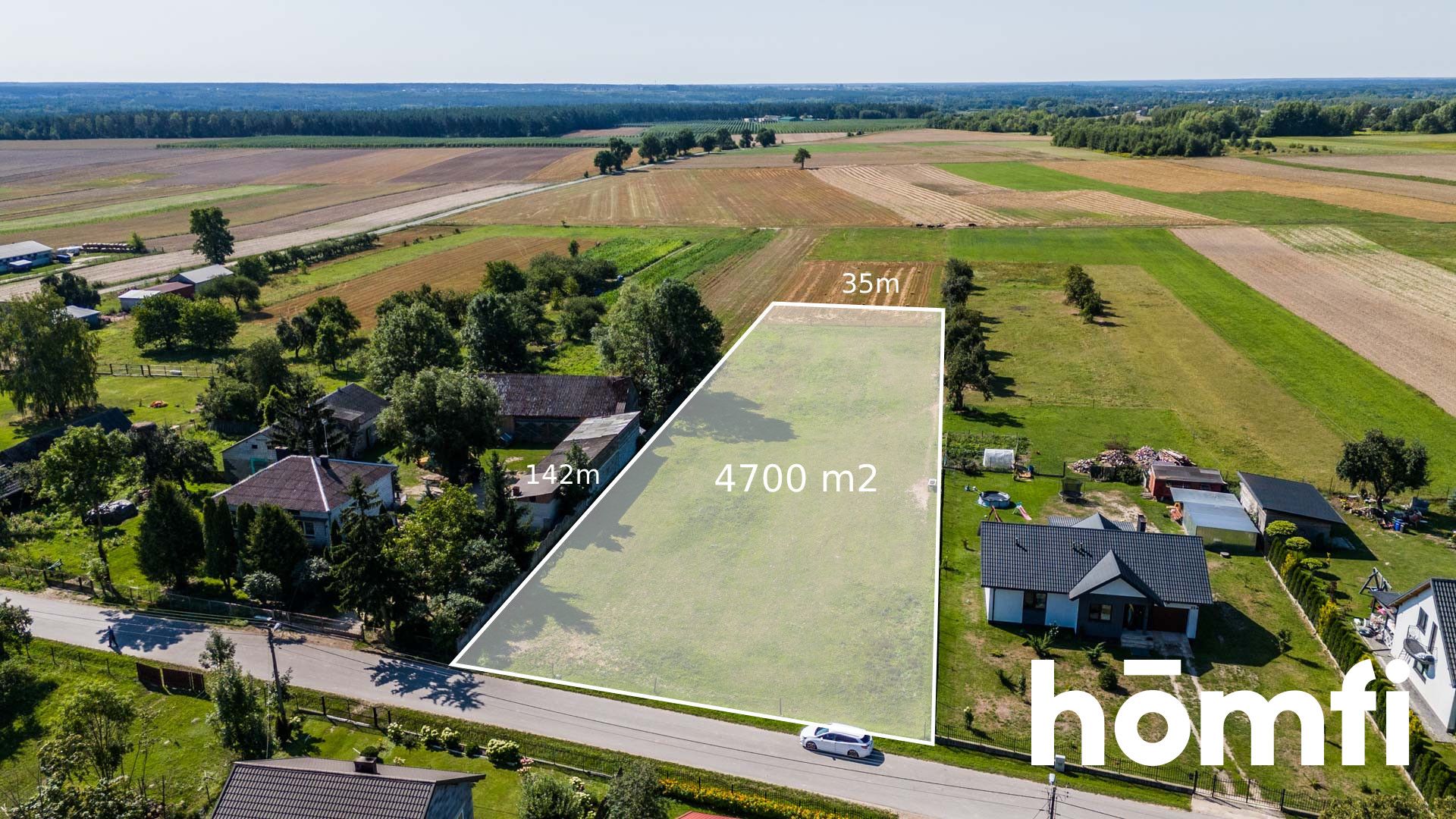 Big plot in silent village near kozienice district - Ділянка - Продаж - Kozienicki, Głowaczów / Emilów