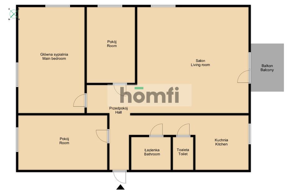 Przestronne i w pełni rozkładowe mieszkanie na najwyższym piętrze bloku - Mieszkanie - Sprzedaż - Radom, Borki