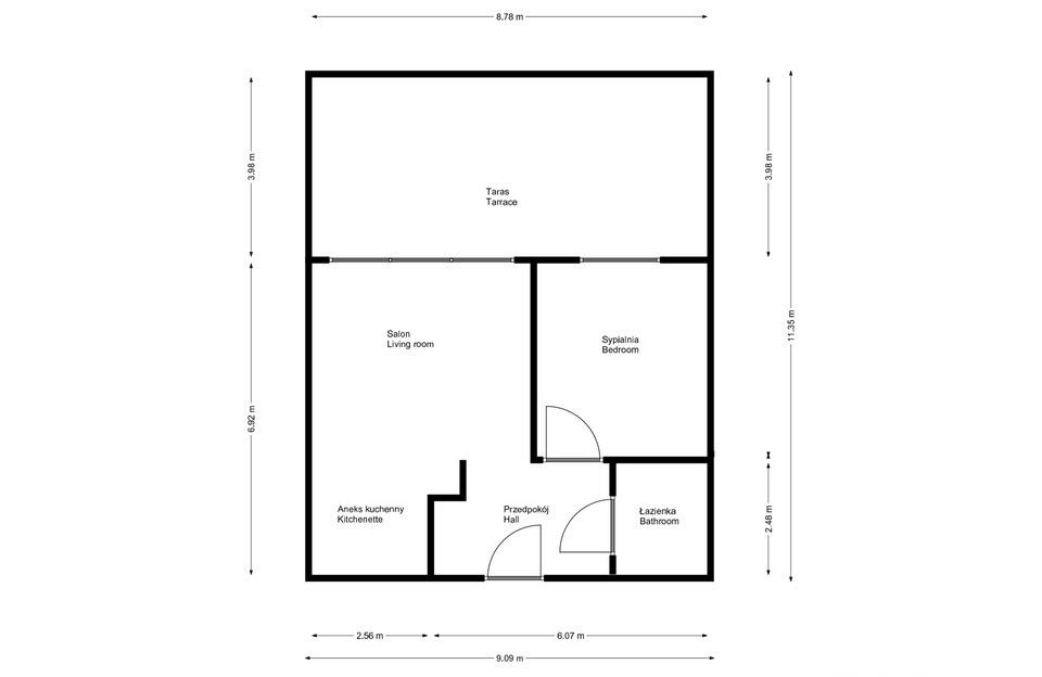 Do wynajęcia kawalerka w zielonej części Olsztyna - Mieszkanie - Wynajem - Olsztyn, Brzeziny