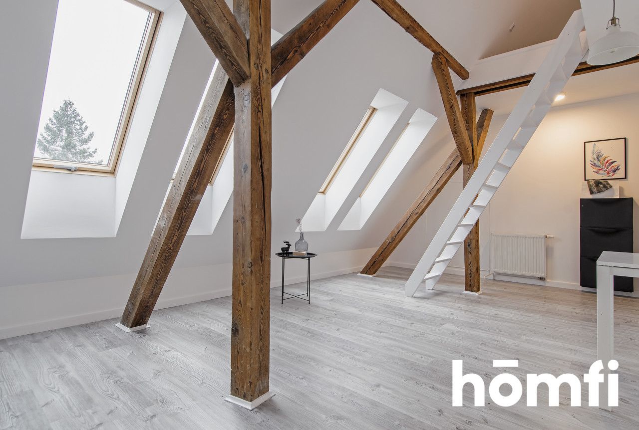 Attic in a renovated tenement house Room + Mezzanine - Apartment - Sale - Poznań, Jeżyce / Golęcin