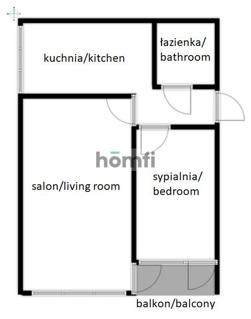 Spacious two-room apartment in Oliwa - Apartment - Rent - Gdańsk, Oliwa