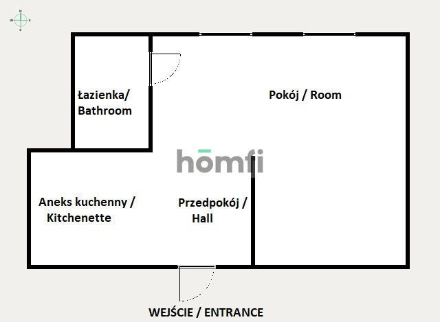 Na sprzedaż studio 24 m2 (Osiedle 2 Pułku Lotniczego/Czyżyny) - Mieszkanie - Sprzedaż - Kraków, Nowa Huta / Czyżyny