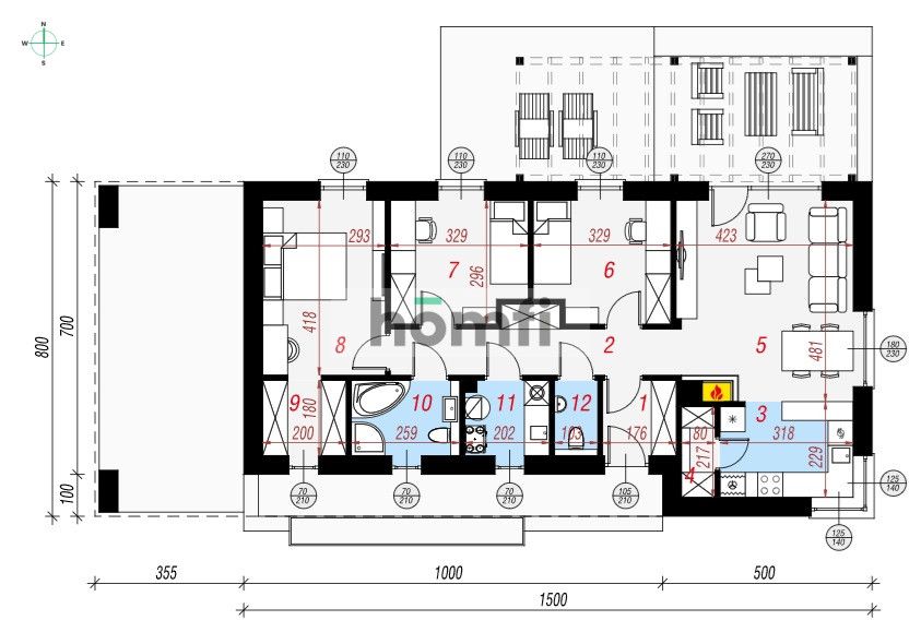 Dom wolnostojący, 3 sypialnie - duża działka 2000m - Dom - Sprzedaż - Nowotomyski, Lwówek / Wymyślanka