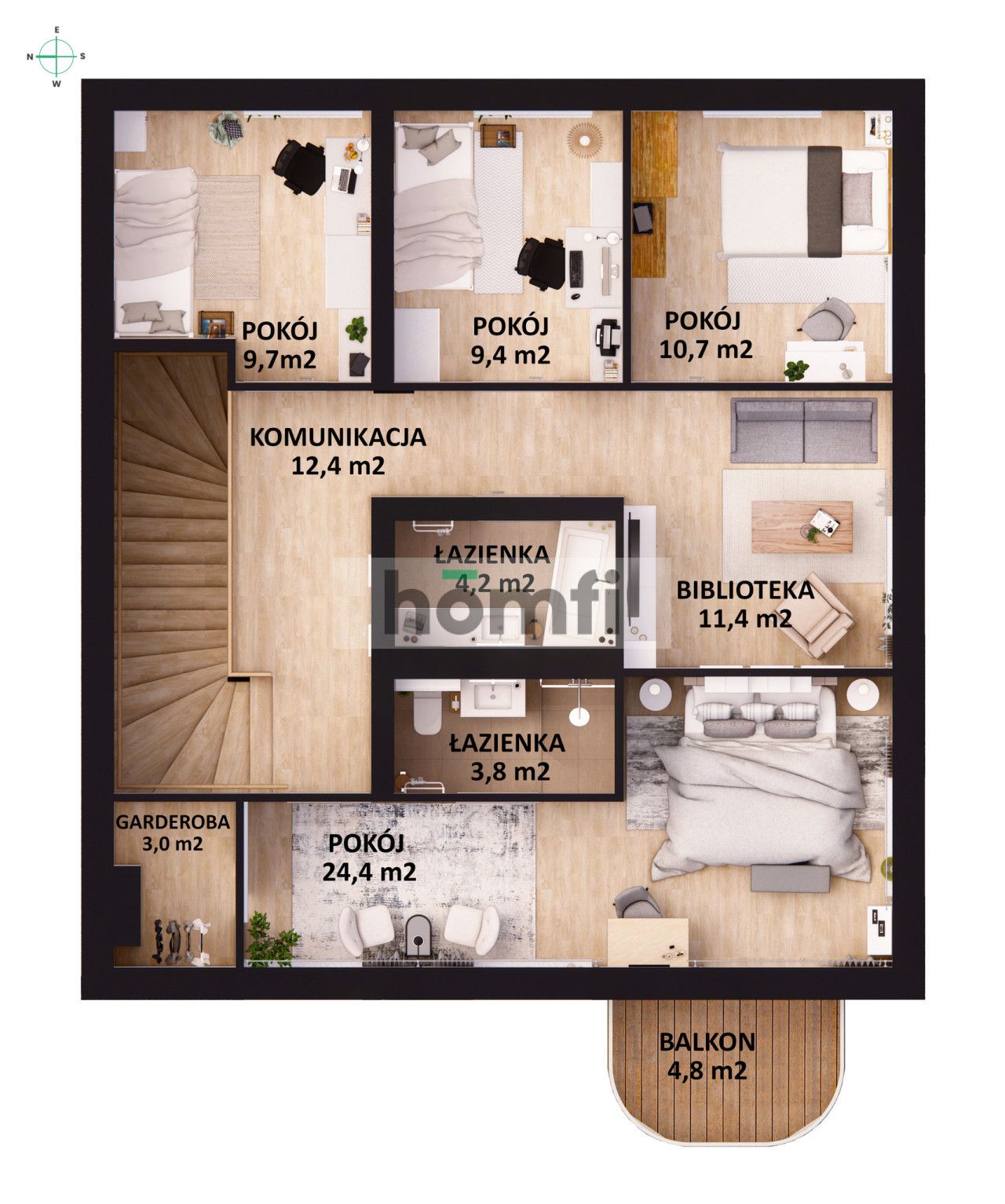 Nowy | Dwupoziomowy Penthouse Premium | Orłowo - Mieszkanie - Wynajem - Gdynia, Orłowo