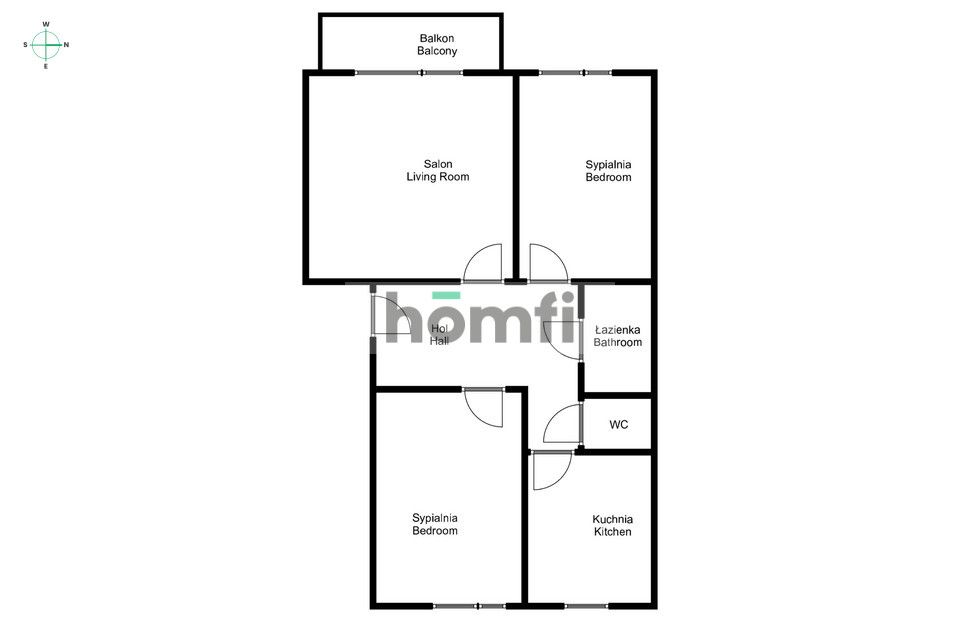Mieszkanie na wynajem 3pok Batorego Piątkowo - Mieszkanie - Wynajem - Poznań, Stare Miasto