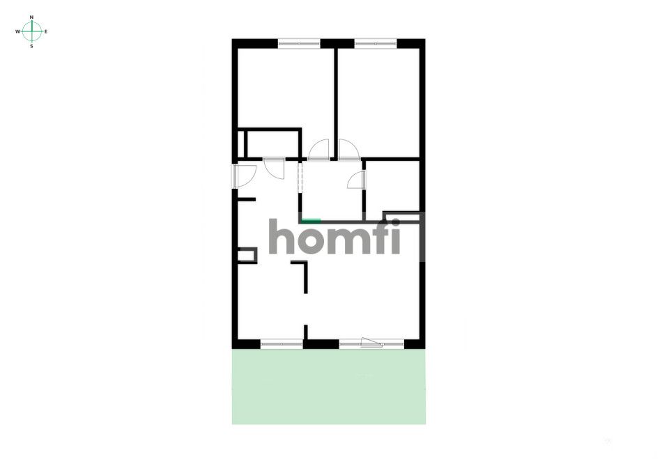 3 pokoje z zielonym tarasem i garażem - Mieszkanie - Wynajem - Warszawa, Praga-Południe / Saska Kępa