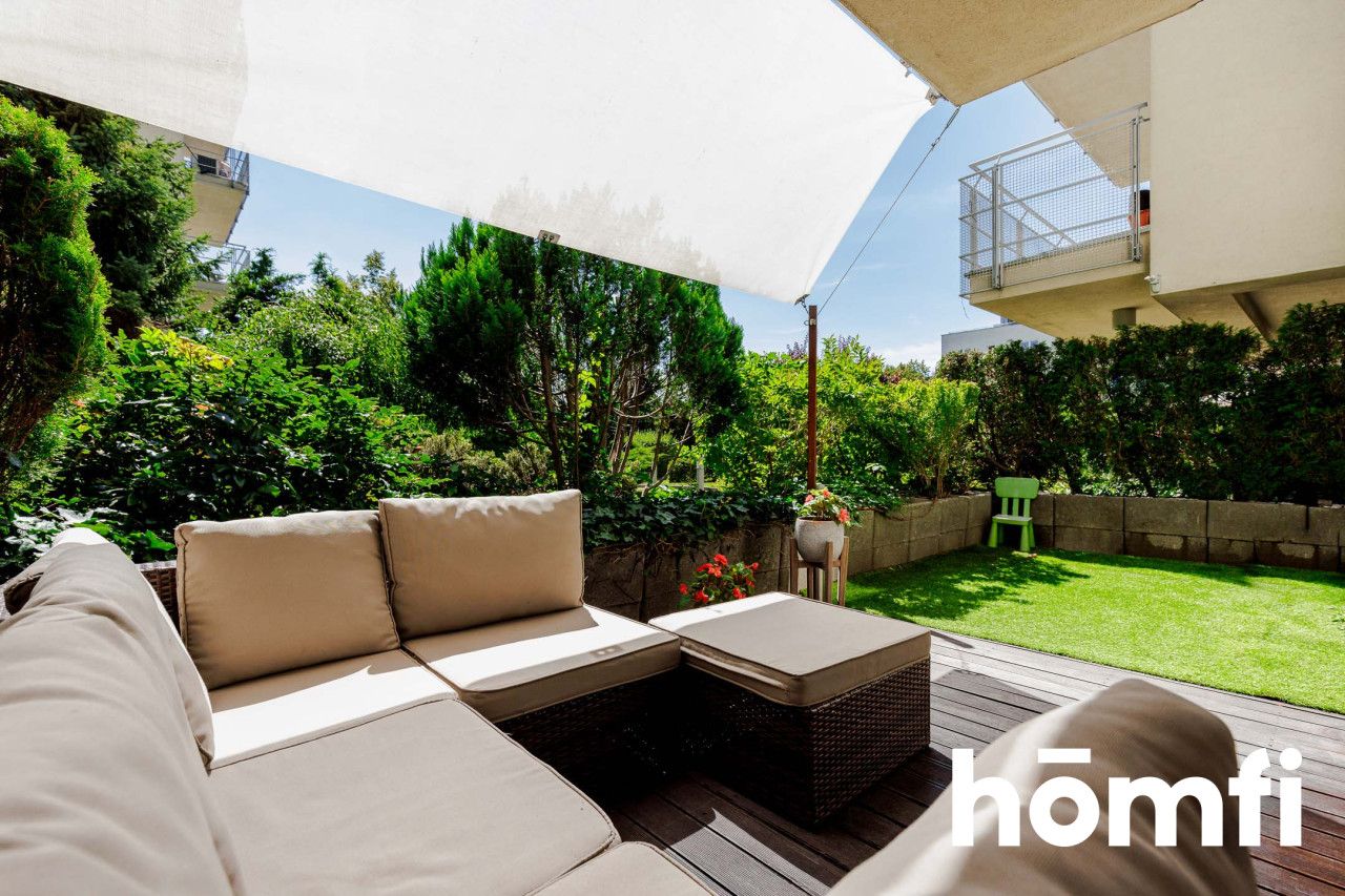 3 pokoje z zielonym tarasem i garażem - Mieszkanie - Wynajem - Warszawa, Praga-Południe / Saska Kępa