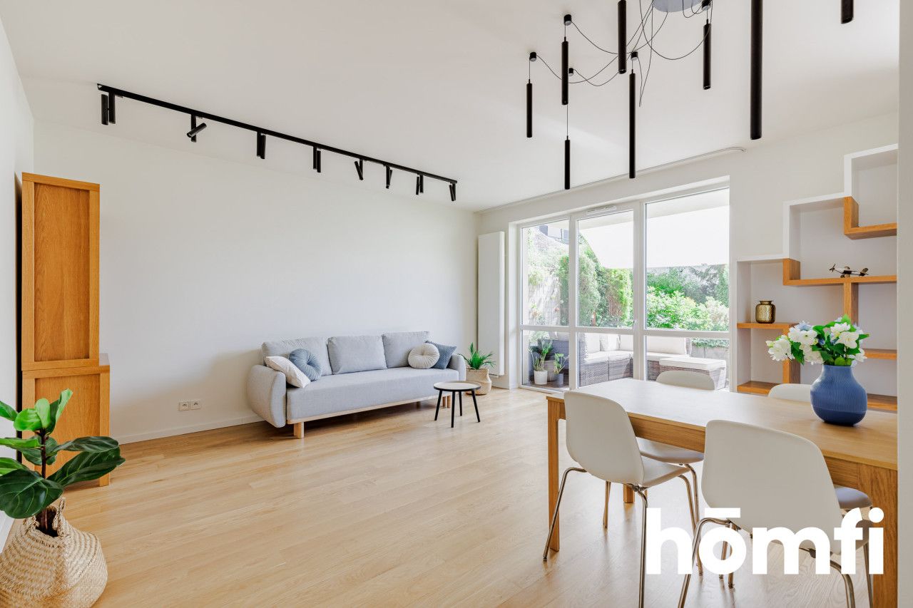 3 pokoje z zielonym tarasem i garażem - Mieszkanie - Wynajem - Warszawa, Praga-Południe / Saska Kępa