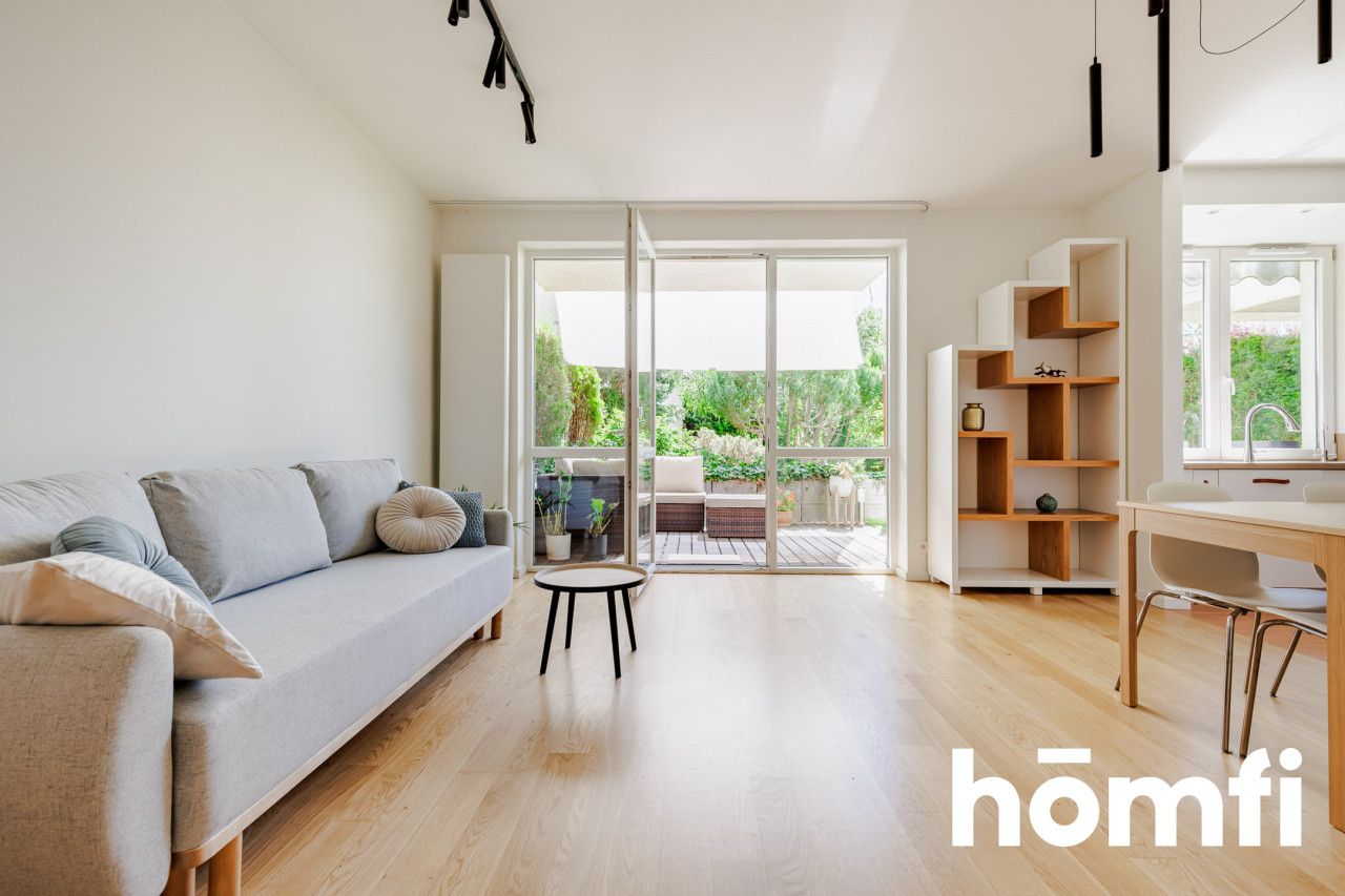 3 pokoje z zielonym tarasem i garażem - Mieszkanie - Wynajem - Warszawa, Praga-Południe / Saska Kępa