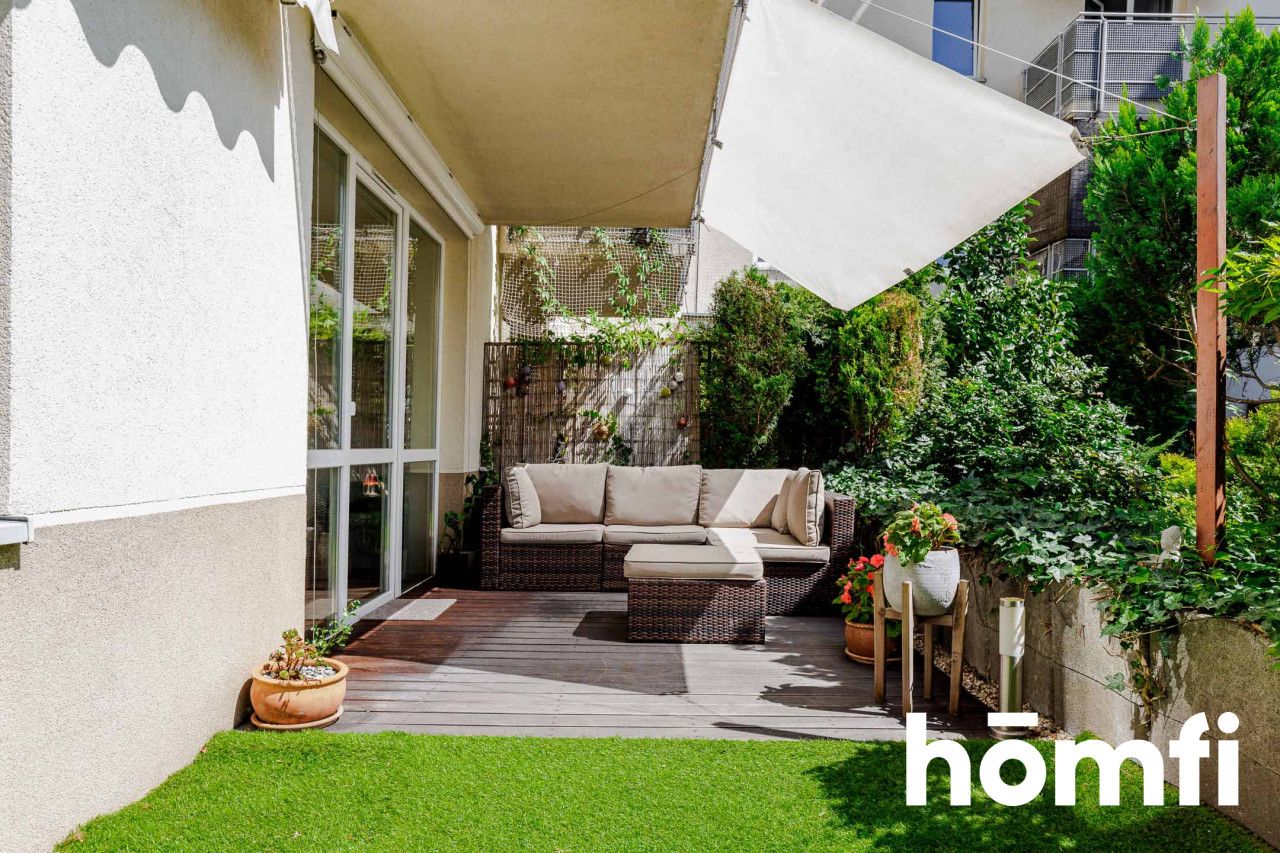 3 pokoje z zielonym tarasem i garażem - Mieszkanie - Wynajem - Warszawa, Praga-Południe / Saska Kępa