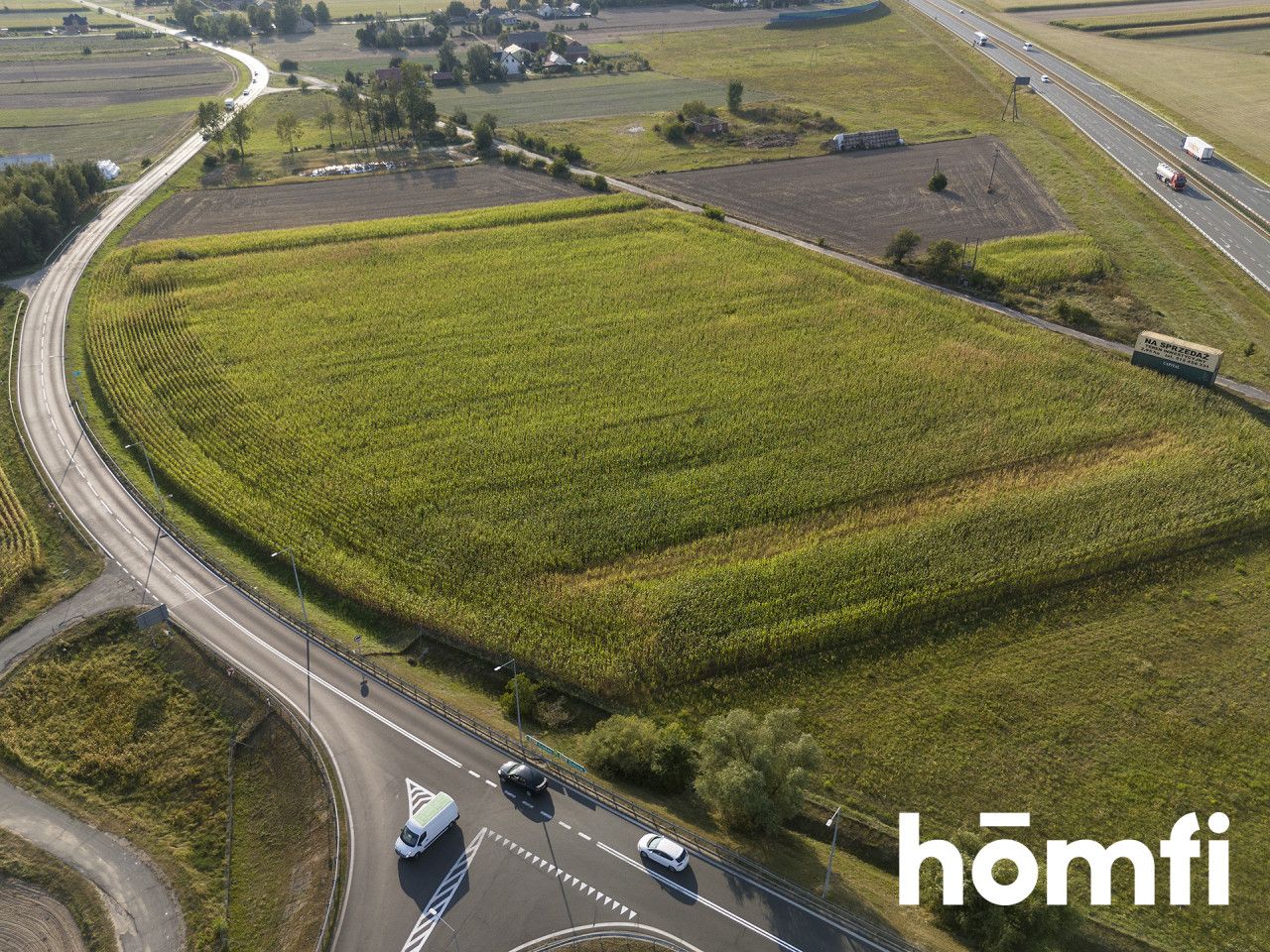 land for service development right next to the exit from A2 - Ділянка - Продаж - Słupecki, Lądek / Sługocin