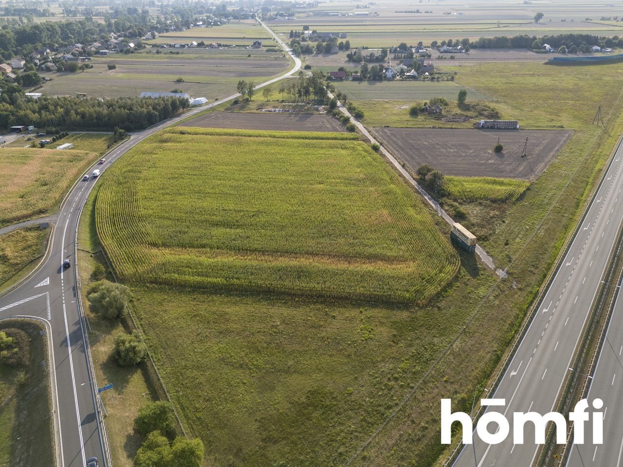 land for service development right next to the exit from A2 - Ділянка - Продаж - Słupecki, Lądek / Sługocin