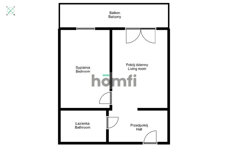2-pokojowe mieszkanie z balkonem ul. Małopanewska - Mieszkanie - Wynajem - Wrocław, Fabryczna / Gądów Mały
