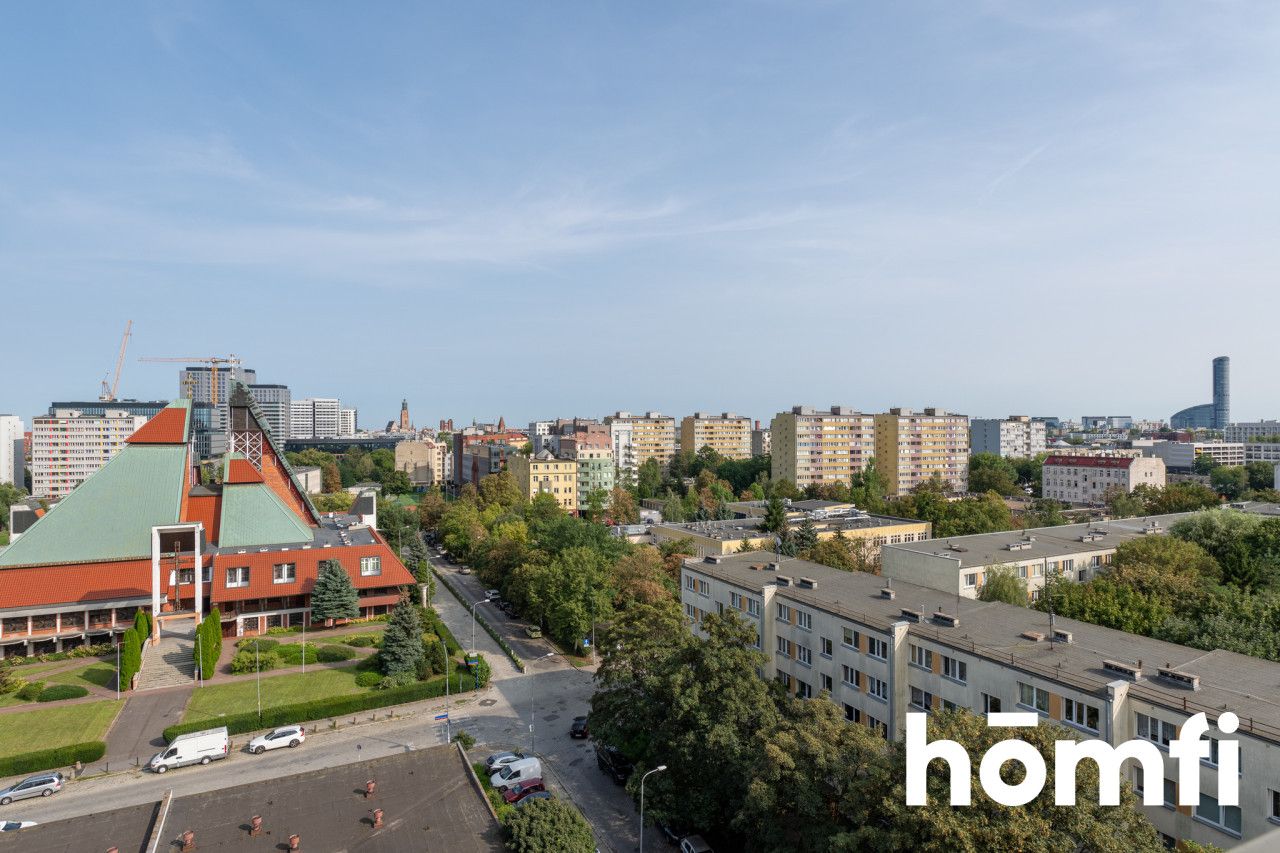 For rent immediately, perfectly located, 3-room apartment with a view of the Garrison Church, SKY TOWER and Ślęża - Apartment - Rent - Wrocław, Stare Miasto / Szczepin