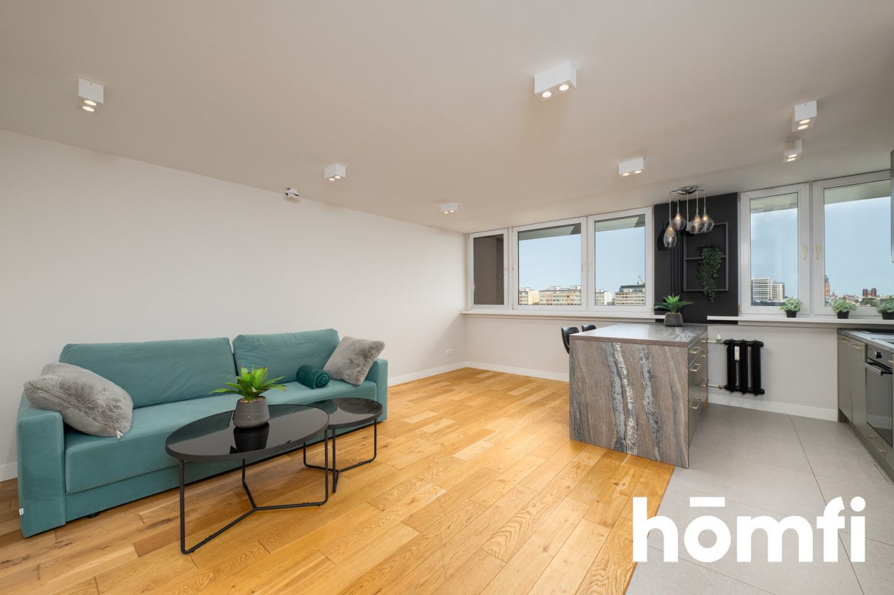 For rent immediately, perfectly located, 3-room apartment with a view of the Garrison Church, SKY TOWER and Ślęża - Apartment - Rent - Wrocław, Stare Miasto / Szczepin