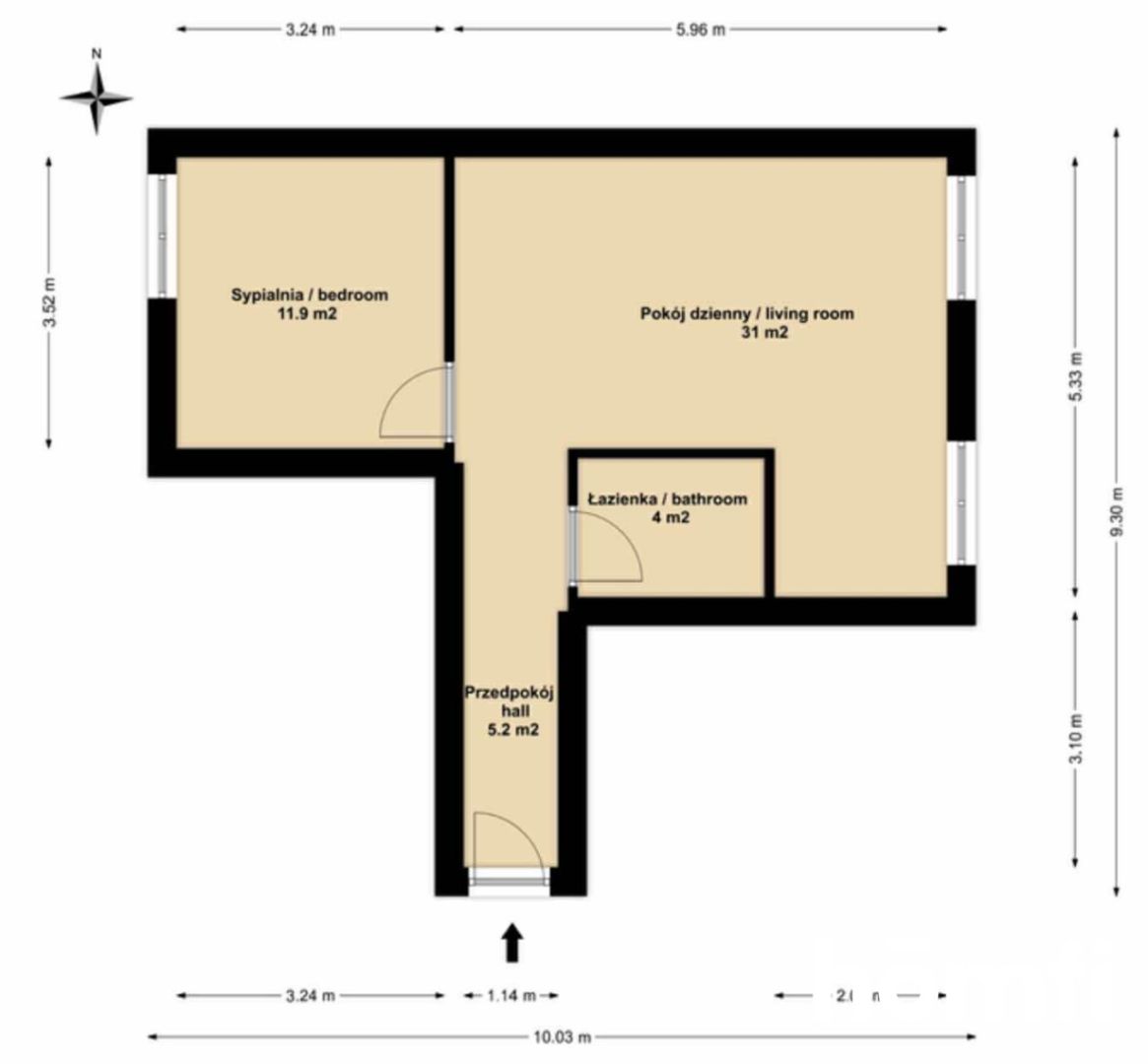 Two room apartment on Muranów - Apartment - Sale - Warszawa, Śródmieście / Muranów
