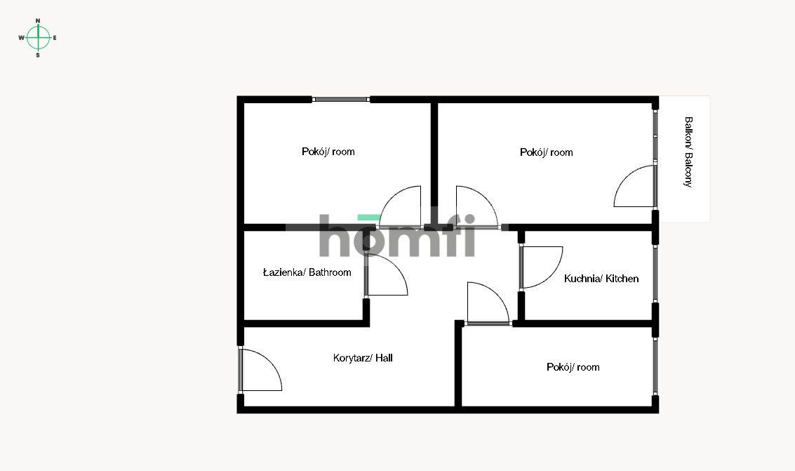2 pokoje, osobna kuchnia, dobra komunikacja - Mieszkanie - Wynajem - Kraków, Nowa Huta / Czyżyny