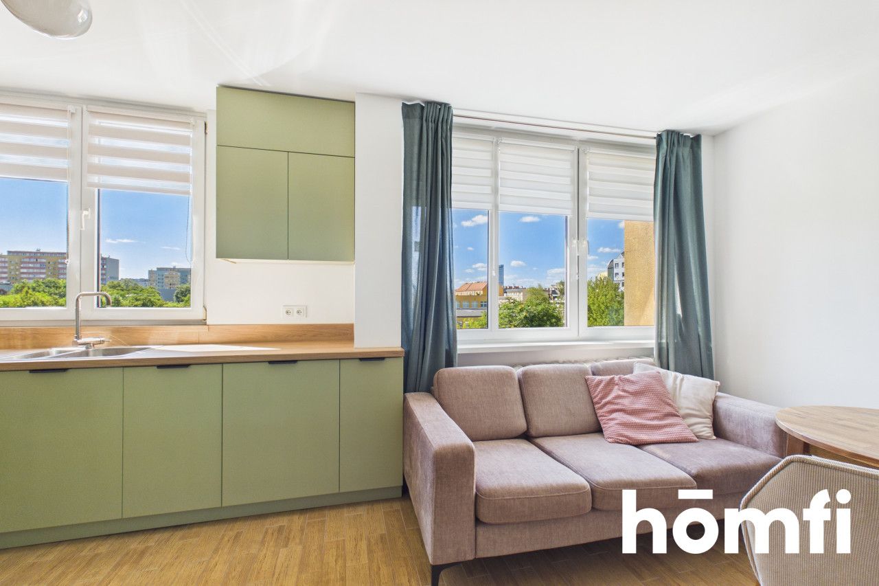 Functional studio apartment at Hubska Street in Krzyki - Apartment - Rent - Wrocław, Krzyki