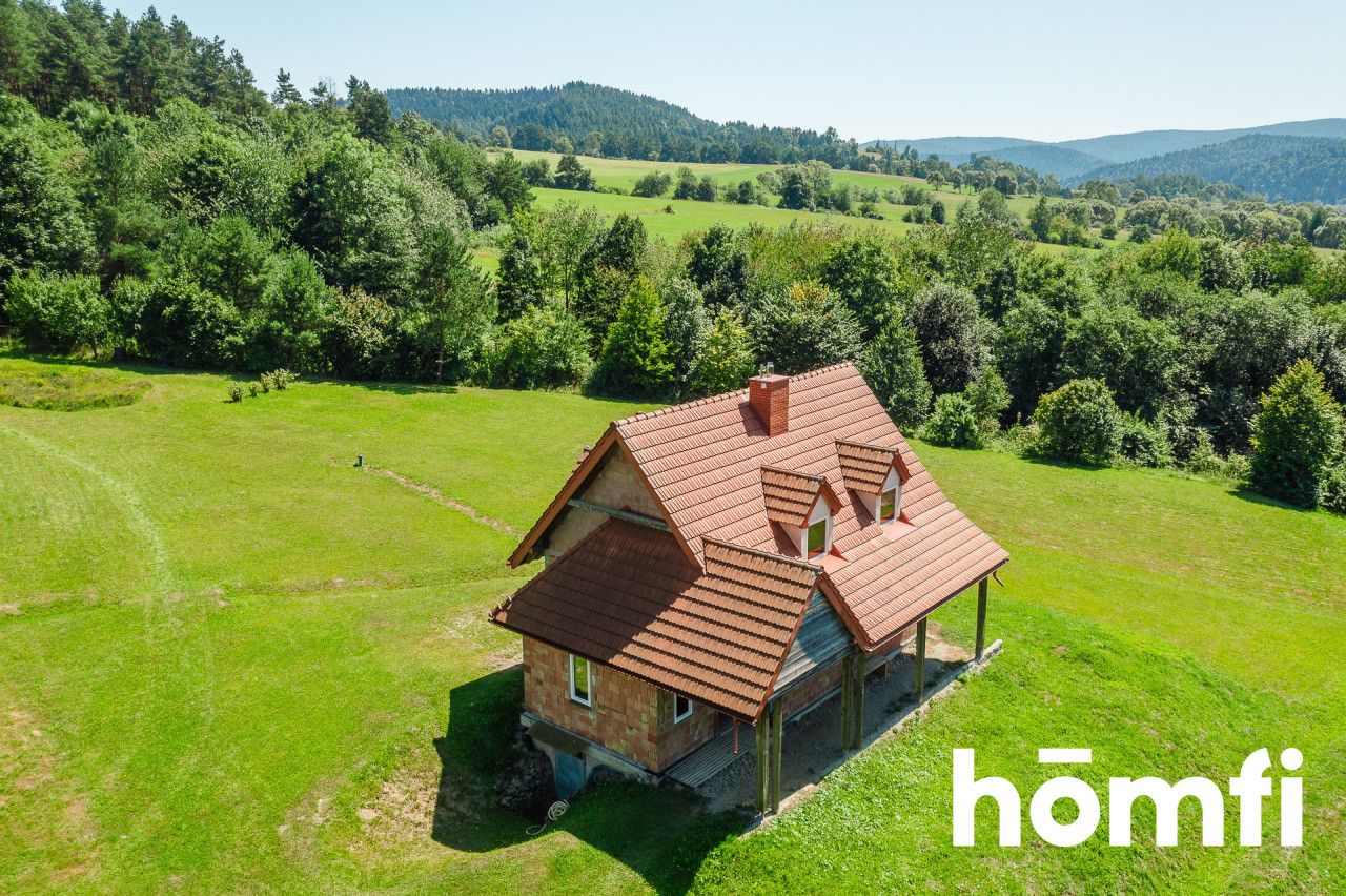 A house on a beautiful plot near Magurski Park - House - Sale - Jasielski, Krempna