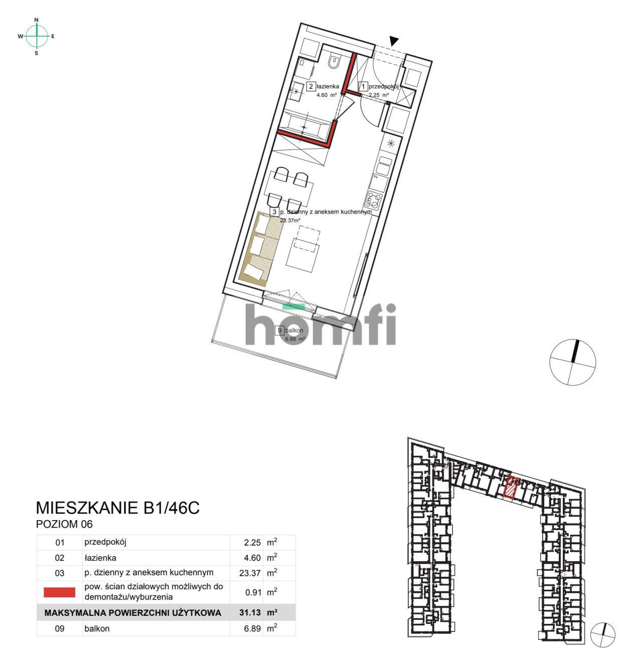 Nowa Kawalerka | Szybowcowa | Francuska Park - Mieszkanie - Wynajem - Katowice, Muchowiec