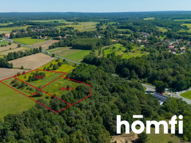 PROMOCJA Na sprzedaż trzy sąsiednie działki tworzące wielki prostokąt o powierzchni niespełna 1,5 ha! - Działka - Sprzedaż - Trzebnicki, Trzebnica / Kuźniczysko