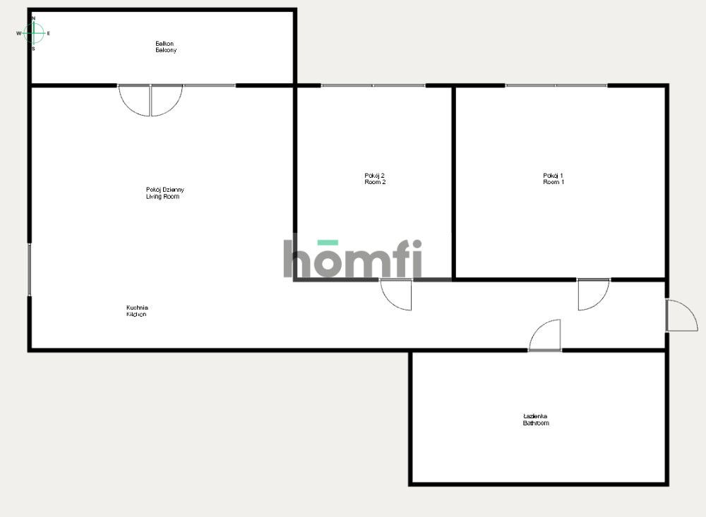 NOWE 3 POKOJOWE - FORT NATURA - WYBICKIEGO - Mieszkanie - Wynajem - Kraków, Krowodrza