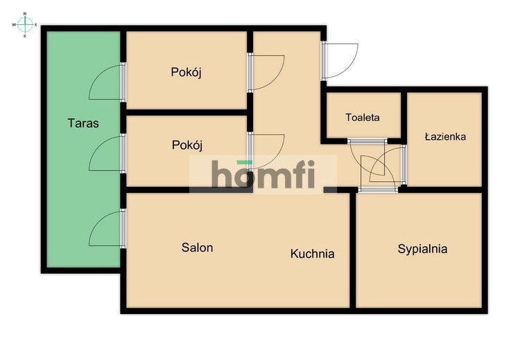 A modern, four-room apartment for rent - Apartment - Rent - Kielce, Szydłówek