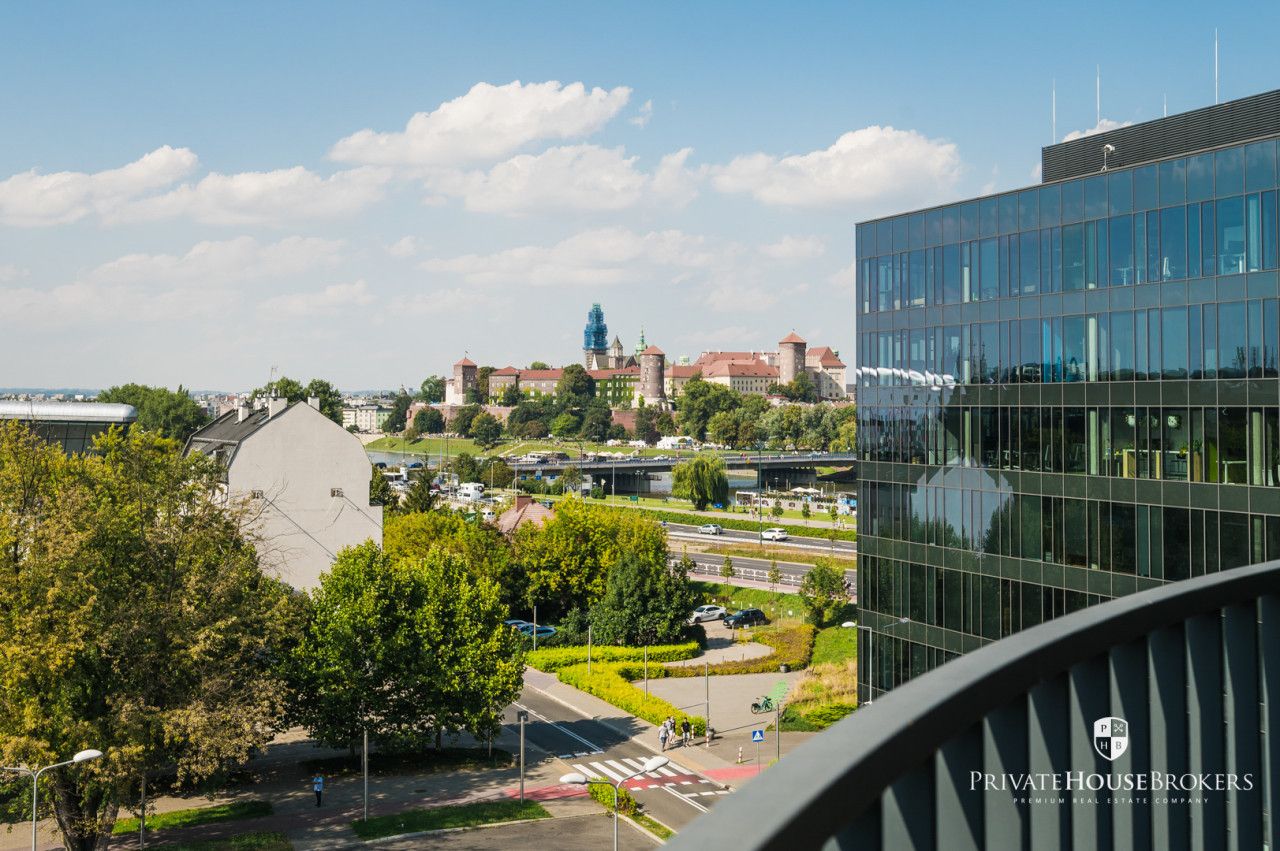 Czteropokojowy apartament wykończony w wysokim standardzie z widokiem na Wawel| Dębniki| ul.Barska - Mieszkanie - Wynajem - Kraków, Podgórze / Dębniki