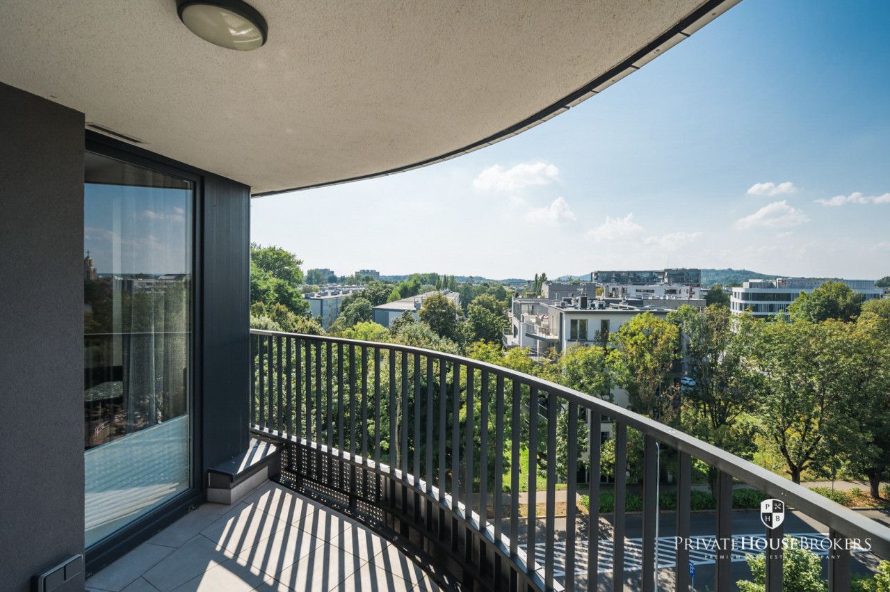 Czteropokojowy apartament wykończony w wysokim standardzie z widokiem na Wawel| Dębniki| ul.Barska - Mieszkanie - Wynajem - Kraków, Podgórze / Dębniki