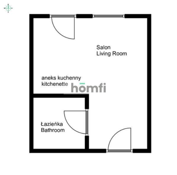 Nowoczesna kawalerka z ogródkiem na Brzoskwiniowej - Mieszkanie - Wynajem - Wrocław, Krzyki / Tarnogaj
