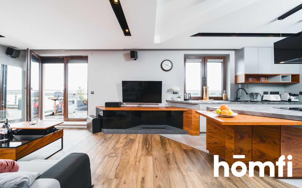 Nowoczesne, czteropokojowe mieszkanie z tarasem, dwoma miejscami postojowymi i komórką lokatorską nad Wisłą - Mieszkanie - Sprzedaż - Kraków, Podgórze