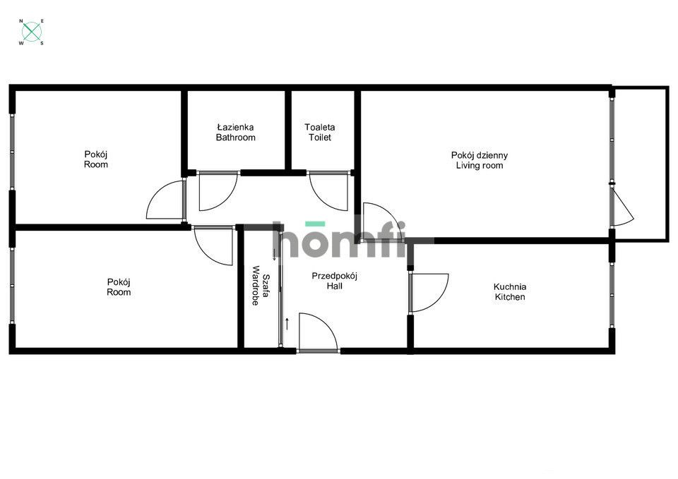 3 pokoje z osobną kuchnią - Nowy Dwór, ul. Zemska - Mieszkanie - Sprzedaż - Wrocław, Fabryczna / Nowy Dwór