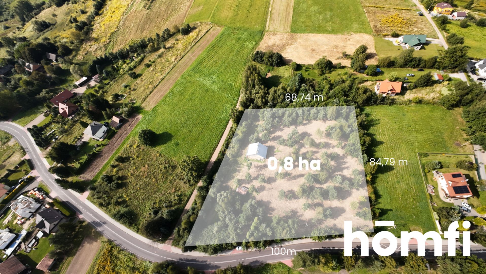 0.8 ha - With a view, building plot near Krakow - Plot - Sale - Krakowski, Mogilany