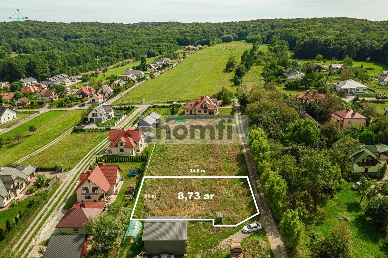 PLOT WITH BUILDING PERMIT, UTILITIES WITH AN AREA OF 8.73 AR LOCATED IN A CHARMING, GREEN AREA - RZESZÓW - SŁOCINA - Ділянка - Продаж - Rzeszów, Słocina