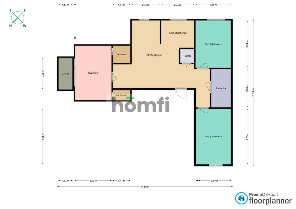 Na sprzedaż 4-pokojowe mieszkanie na Radogoszczu - Mieszkanie - Sprzedaż - Łódź, Bałuty / Radogoszcz