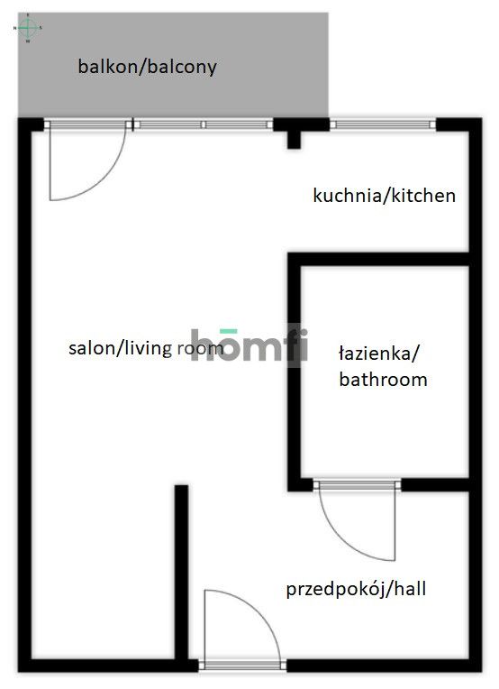Kawalerka obok Trójmiejskiego Parku Krajobrazowego - Mieszkanie - Wynajem - Gdańsk, Oliwa
