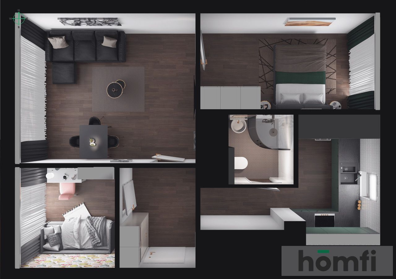 MIESZKANIE 3 POKOJOWE Z PIĘKNYM WIDOKIEM WŁOCHY - Mieszkanie - Sprzedaż - Warszawa, Włochy