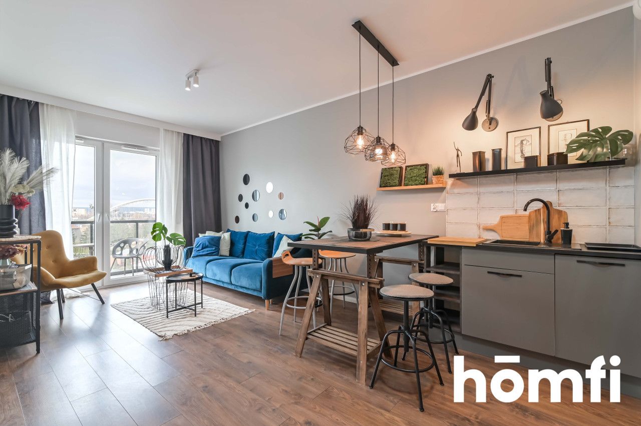 Nowa Letnica l 2 rooms l High Standard l Hall - Apartment - Rent - Gdańsk, Letnica