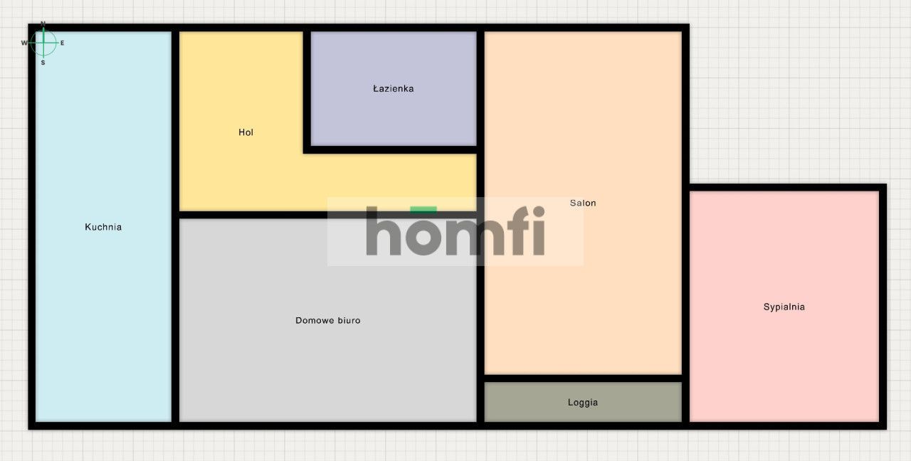TRZY POKOJE | 54m2 | MURANÓW | BALKON - Mieszkanie - Wynajem - Warszawa, Śródmieście